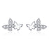 925 Sterling Silver Earrings with Pavé Setting CZ - 0.6*0.9cm  DestGlow