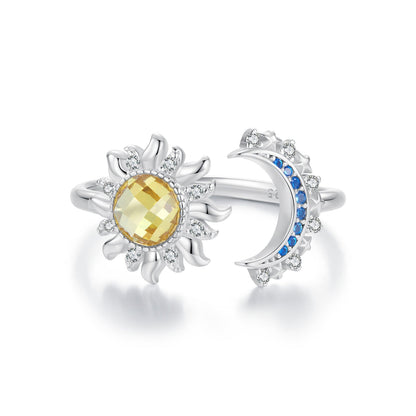 925 Sterling Silver Pavé CZ White Gold Plated Ring for Women