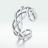 925 Sterling Silver Oxidized Ring 0.8cm for Women by Bids.com