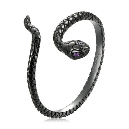 S925 Sterling Silver Black Gold Plated Pavé Setting CZ Ring  DestGlow