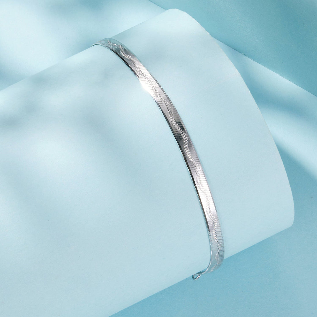 925 Sterling Silver Plated White Gold Bracelet for Unisex  DestGlow