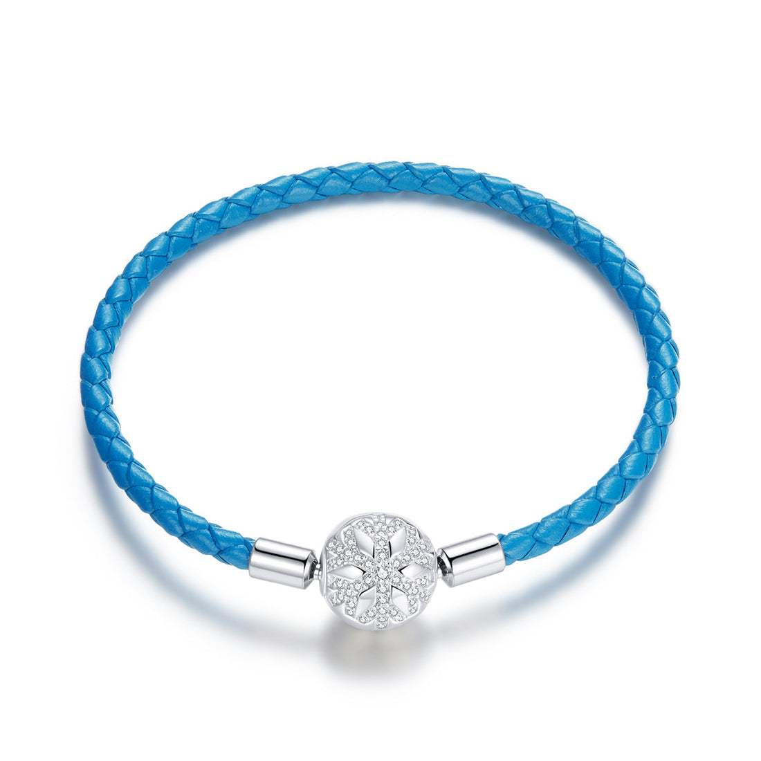 925 Sterling Silver Plated Bracelet with Pavé Setting CZ, Size 19.0 for Women  DestGlow