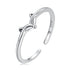 S925 Oxidized Silver 0.15cm Width Rings  DestGlow