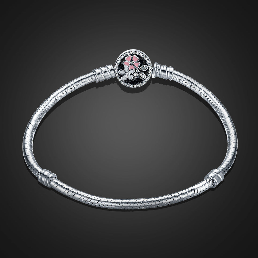 925 Sterling Silver Bracelet 18CM for Women  DestGlow