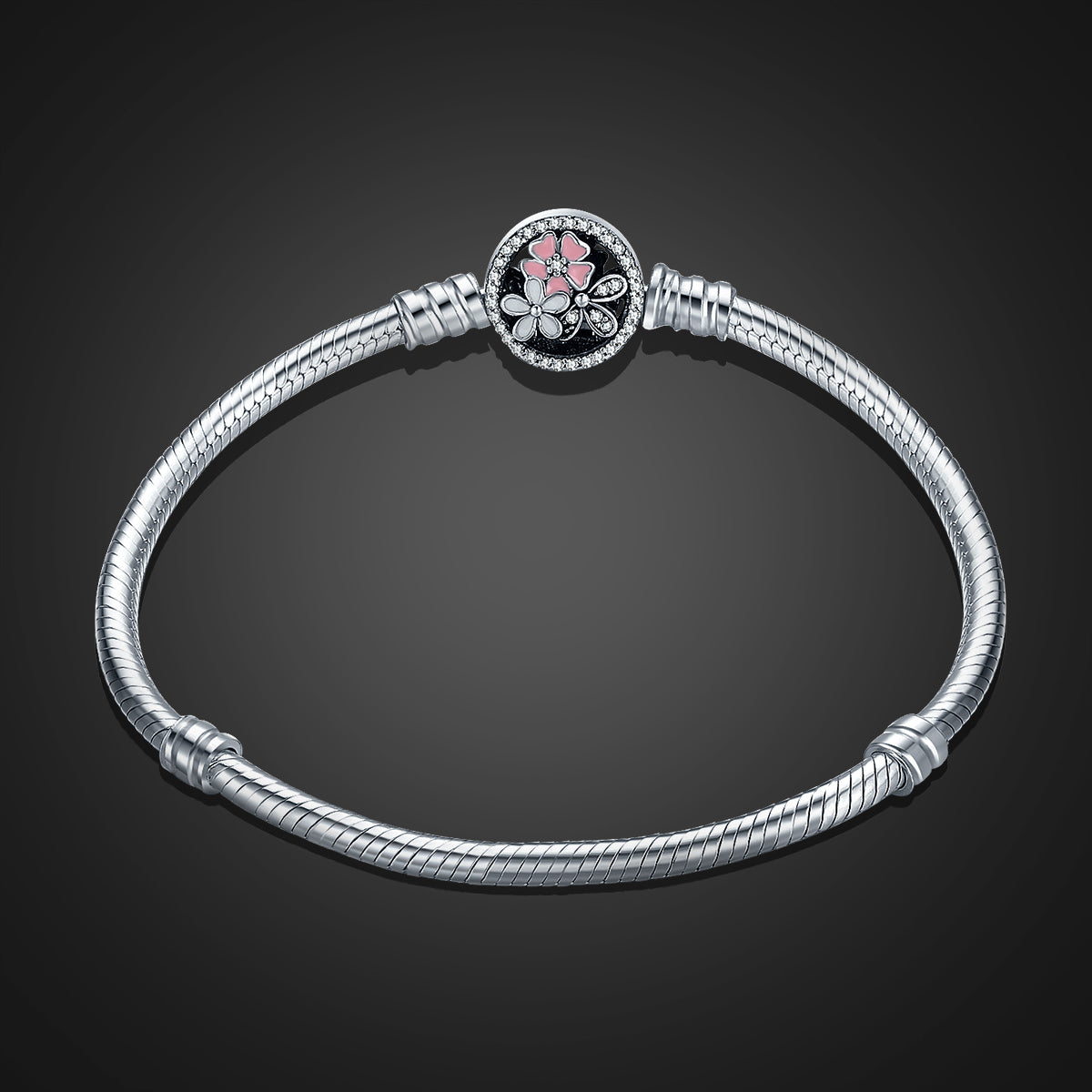 925 Sterling Silver Bracelet 18CM for Women  DestGlow