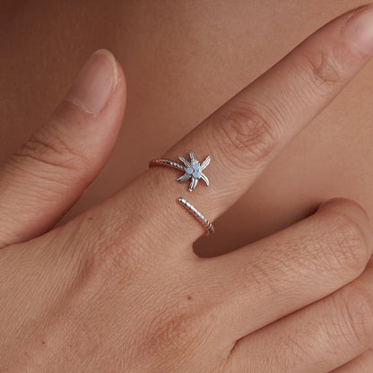925 Sterling Silver Nano Opal Ring for Women  DestGlow