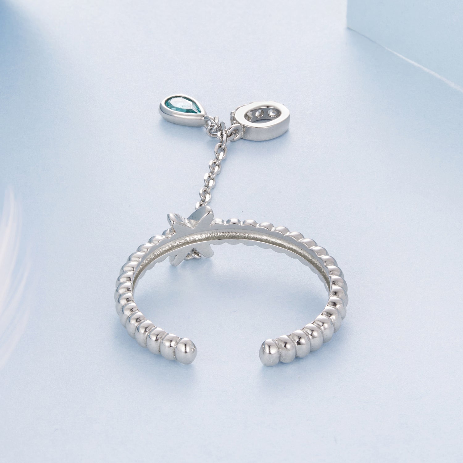 925 Sterling Silver Ring with Pavé Setting and CZ for Women  DestGlow