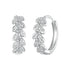 925 Sterling Silver Earrings with Pavé Setting CZ  DestGlow