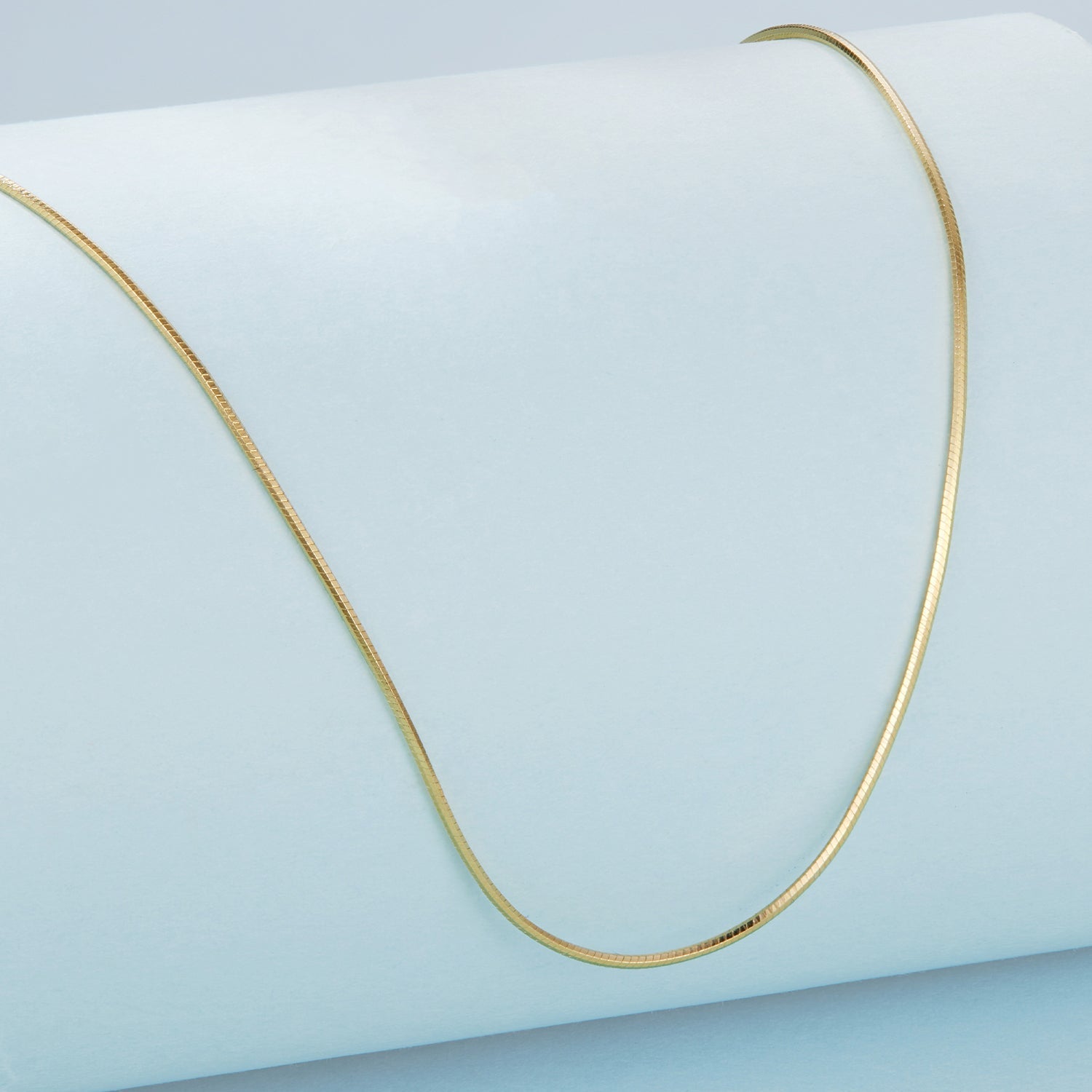 925 Sterling Silver + Plated White Gold 40cm Necklace
