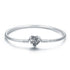 SCB 925 Sterling Silver Bracelet in Classic Style, Size 17.0 for Women  DestGlow
