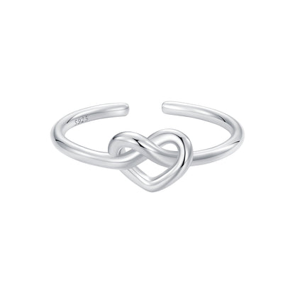 925 Sterling Silver &amp; Plated White Gold 1.6mm Ring for Women