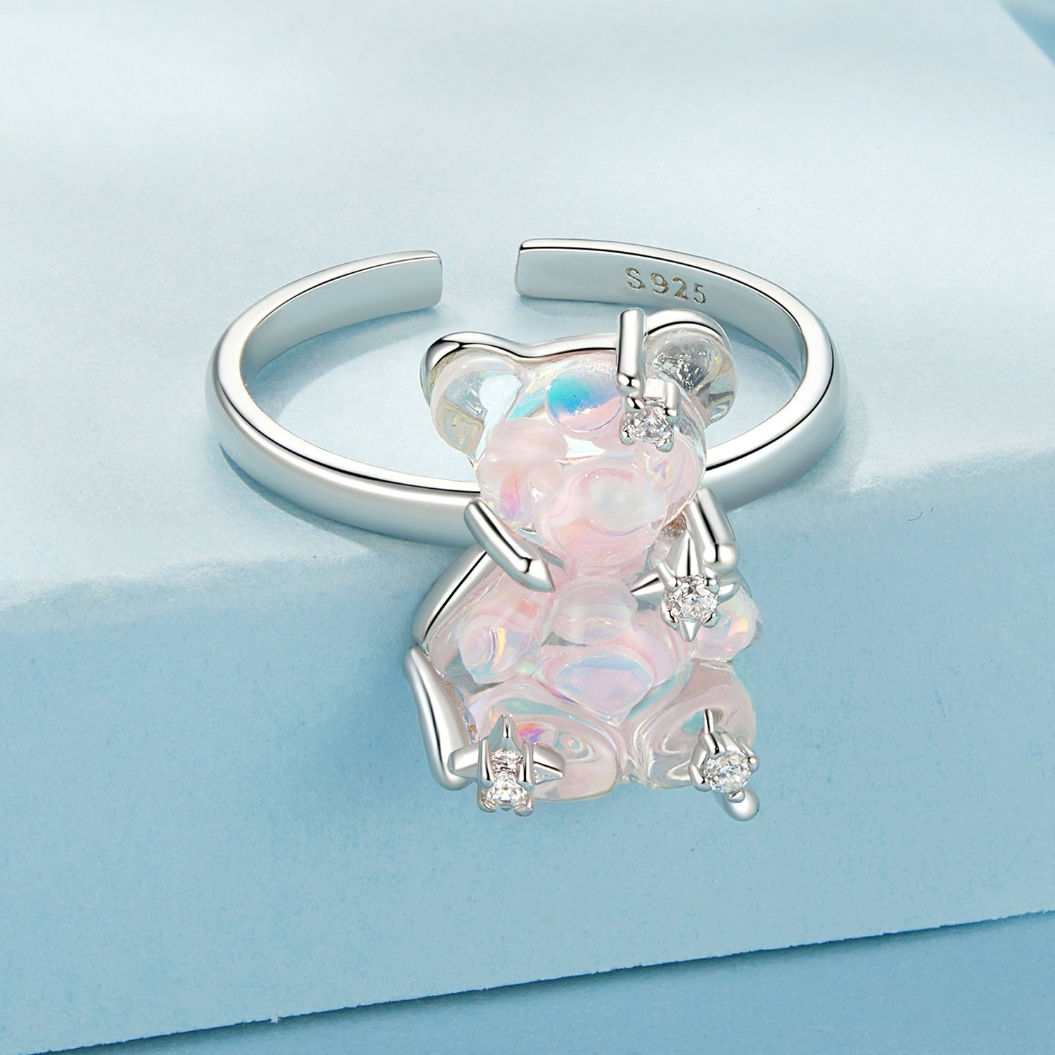 925 Sterling Silver Ring with Pavé Setting CZ for Women  DestGlow