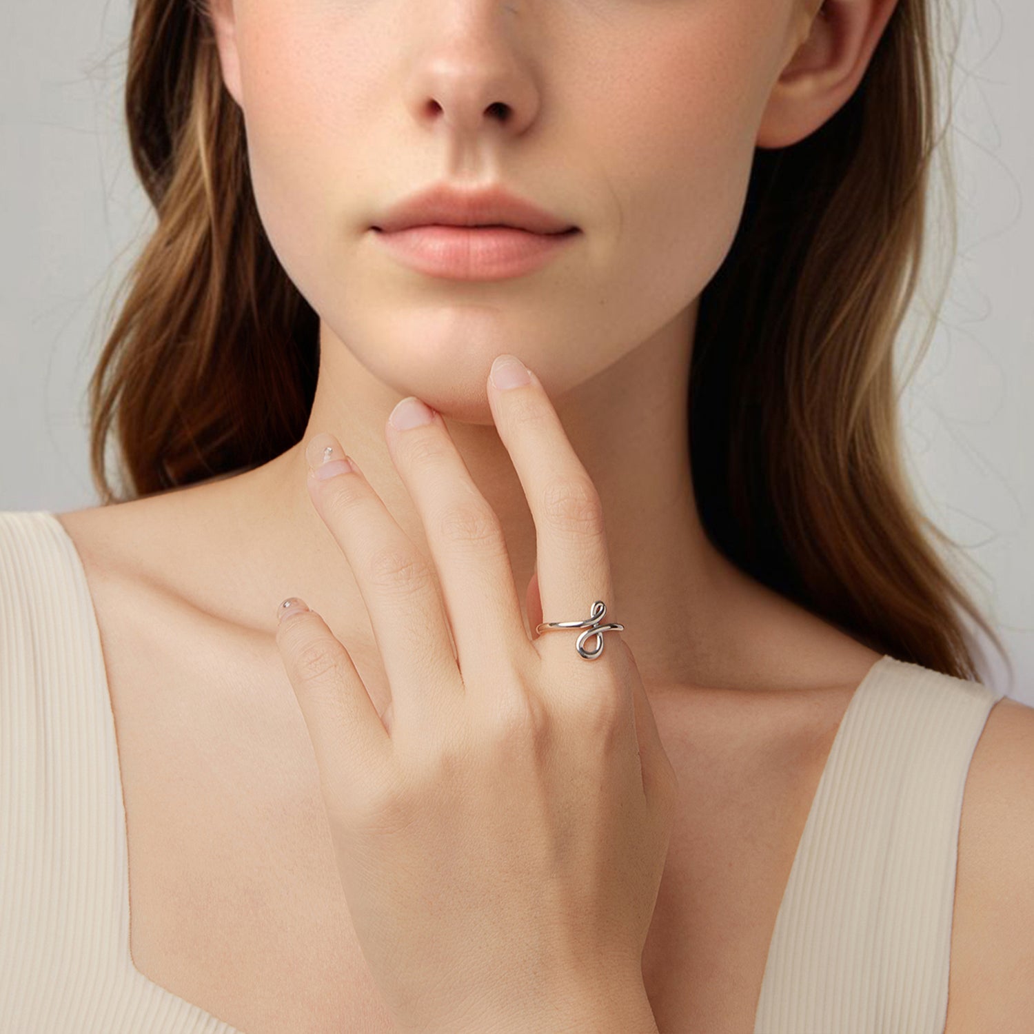 925 Sterling Silver Oxidized Silver 0.16 cm Ring  DestGlow