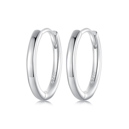 925 Sterling Silver &amp; White Gold Plated Earrings for Women