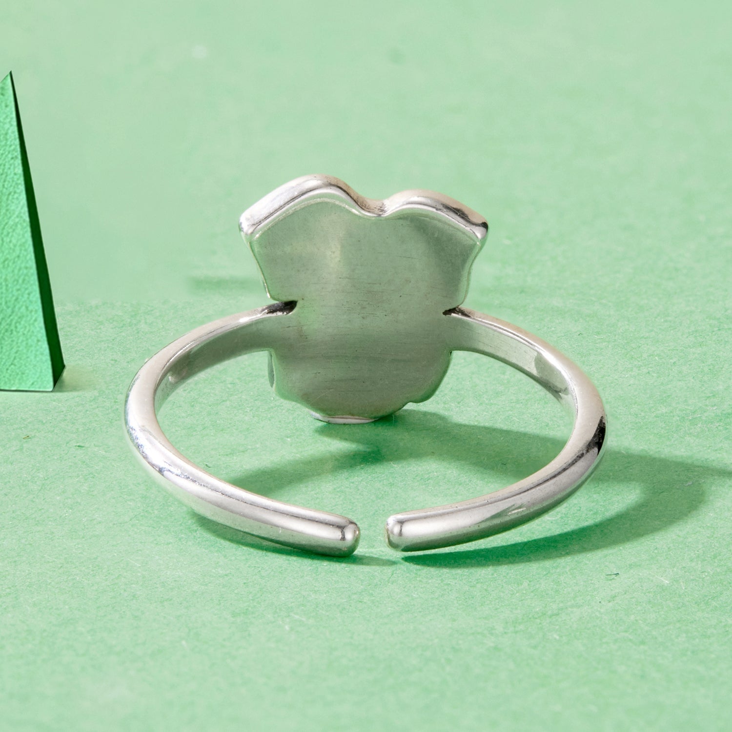 925 Sterling Silver Oxidized Silver Dog Ring for Women  DestGlow