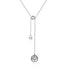 925 Sterling Silver Necklace 42CM Length with 9.5CM Pendant for Women  DestGlow