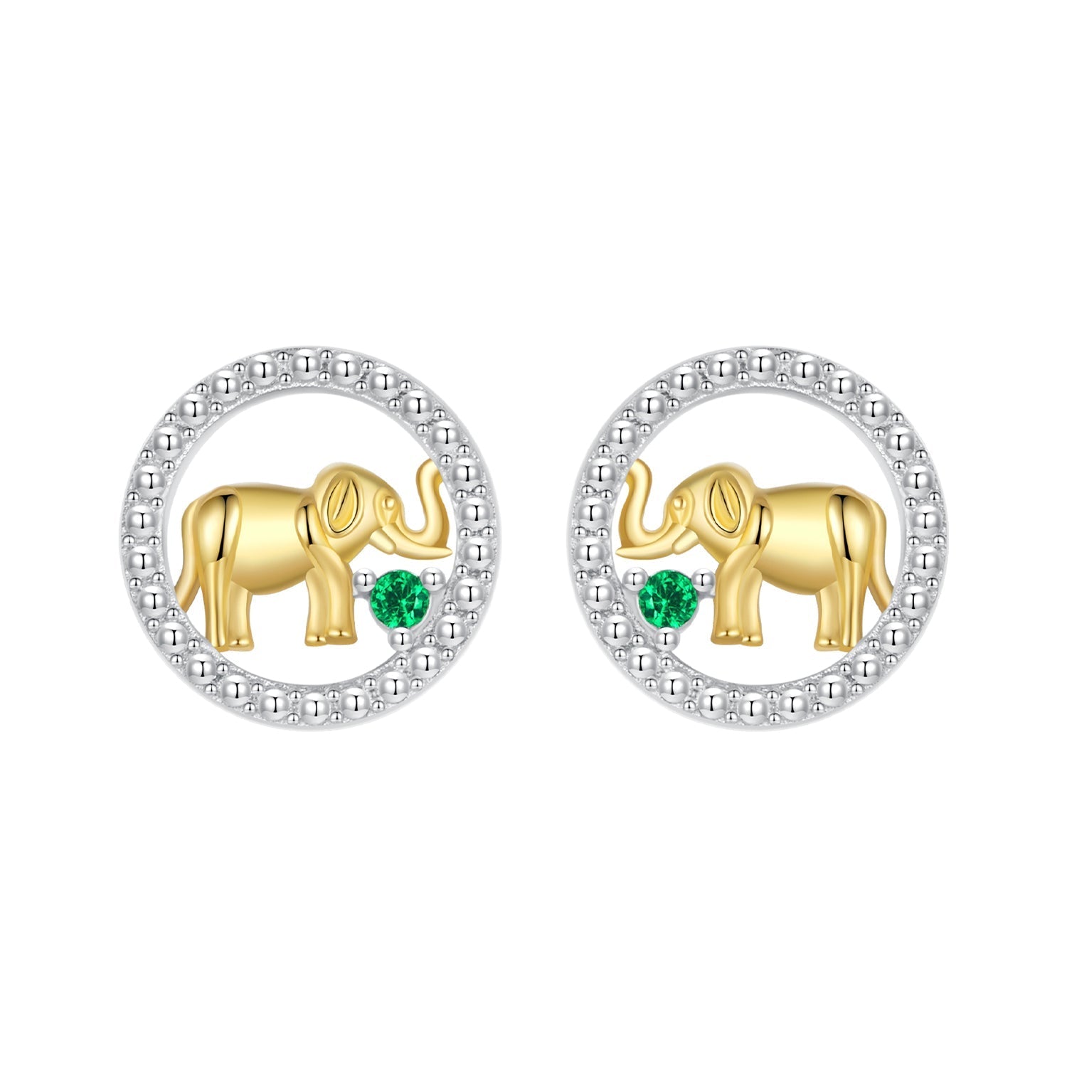 925 Sterling Silver Earrings with CZ in White Gold Plated for Women  DestGlow
