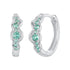 925 Sterling Silver Pave Setting CZ Earrings for Women  DestGlow