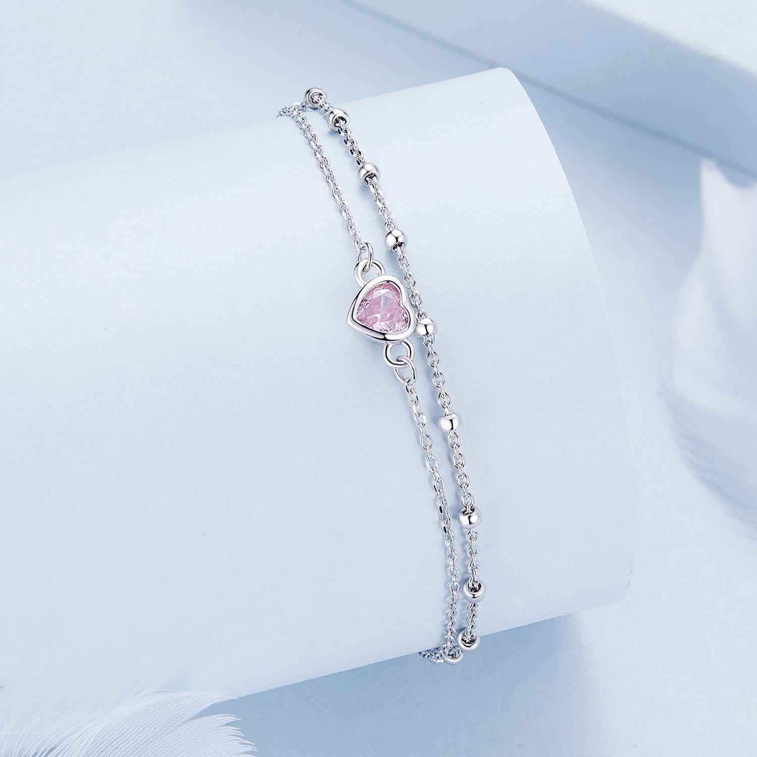 S925 Sterling Silver Pavé CZ Plated Bracelet for Women  DestGlow