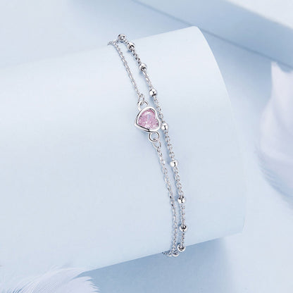 S925 Sterling Silver Pavé CZ Plated Bracelet for Women  DestGlow