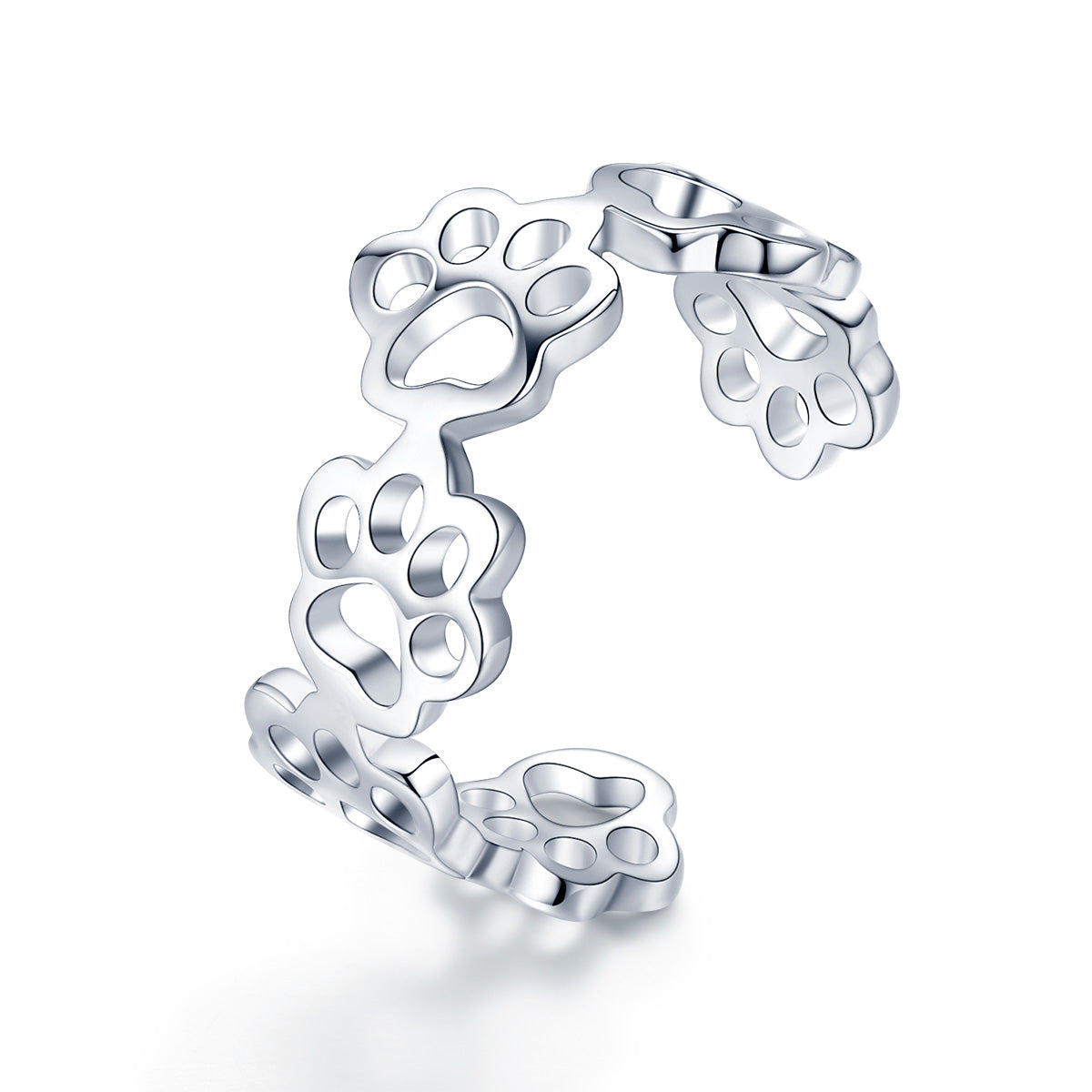 925 Sterling Silver Ring 0.2cm Width for Women  DestGlow