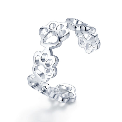 925 Sterling Silver Ring 0.2cm Width for Women  DestGlow