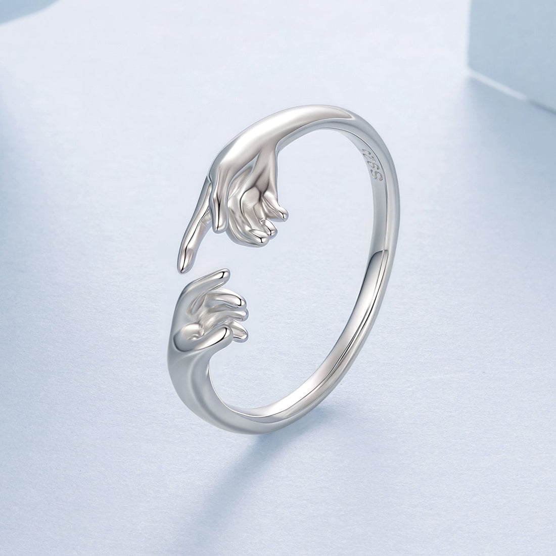 925 Sterling Silver Plated White Gold Ring for Women  DestGlow