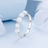 925 Sterling Silver Natural Pearl Platinum Plated Ring Size 6.0 for Women by Bids.com