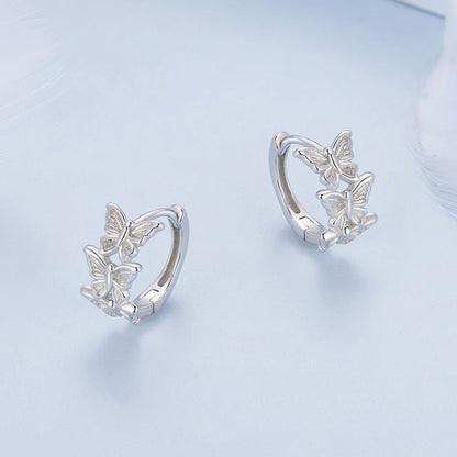 S925 Sterling Silver Earrings with Plated Platinum for Women  DestGlow