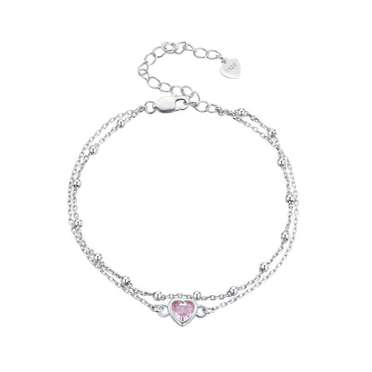S925 Sterling Silver Pavé CZ Plated Bracelet for Women  DestGlow