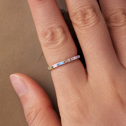 925 Sterling Silver CZ Pavé Setting Ring Size 6 for Women  DestGlow