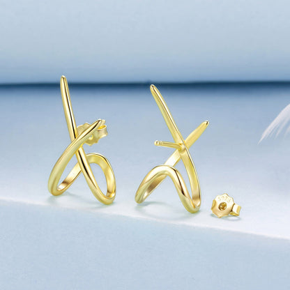 925 Sterling Silver Oxidized Silver Earrings
