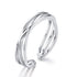 S925 Sterling Silver Ring 0.4cm Width  DestGlow
