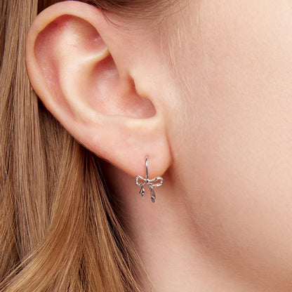 925 Sterling Silver Earrings 1.8cm x 1.0cm for Women