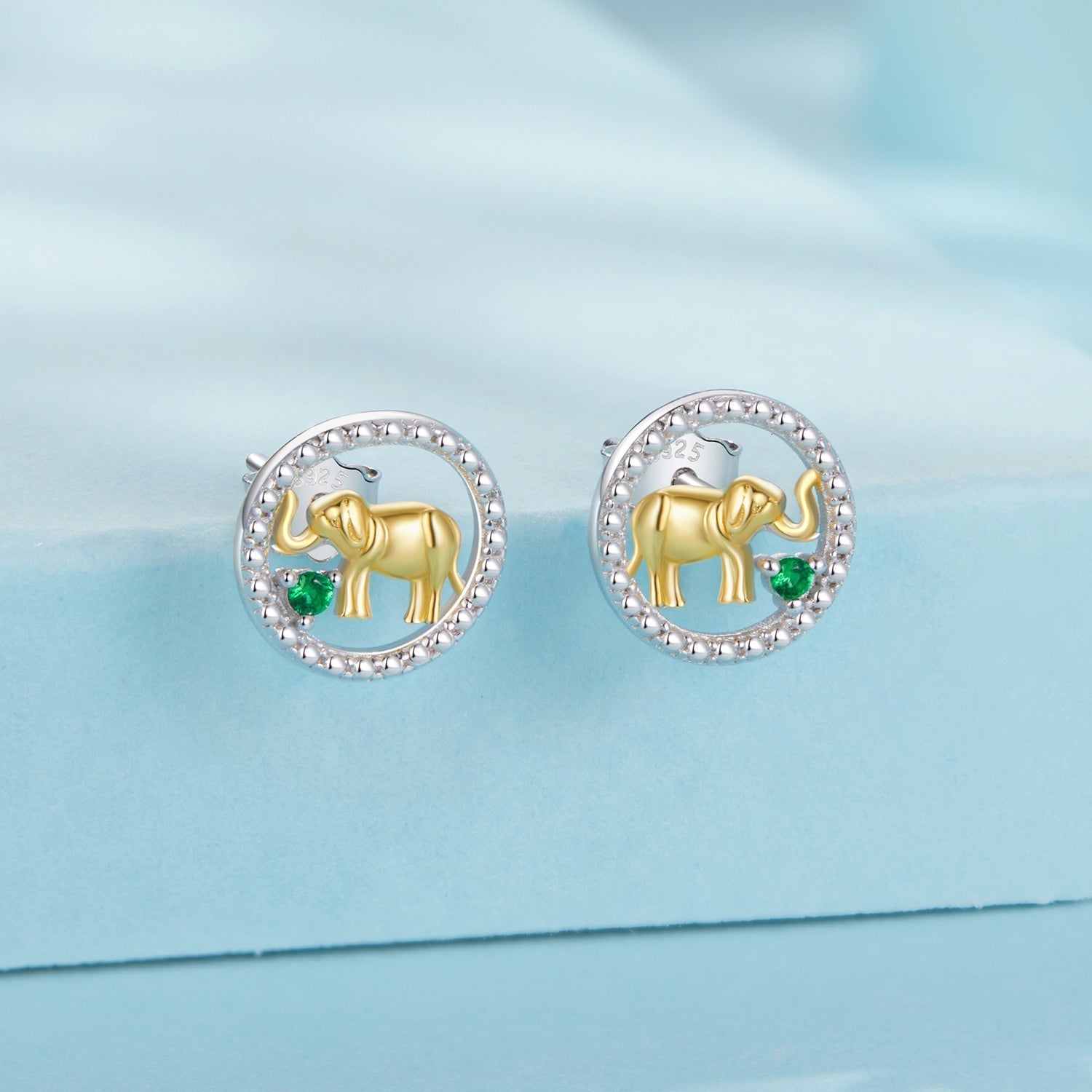 925 Sterling Silver Earrings with CZ in White Gold Plated for Women  DestGlow