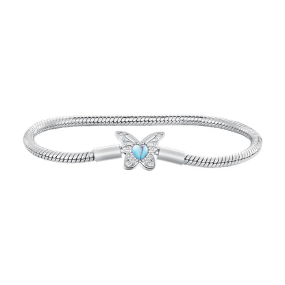 925 Sterling Silver Moonstone Bracelet 17.0 cm Pavé Setting for Women  DestGlow