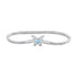 925 Sterling Silver Moonstone Bracelet 17.0 cm Pavé Setting for Women  DestGlow