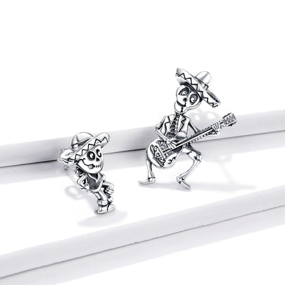 S925 Oxidized Silver Earrings Size 1.5*1cm, 2.4*1.3cm for Women  DestGlow