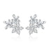 925 Sterling Silver Earrings with CZ in Pavé Setting, 0.6*0.7cm for Women  DestGlow
