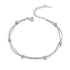 925 Sterling Silver Adjustable 19cm Bracelet for Women  DestGlow