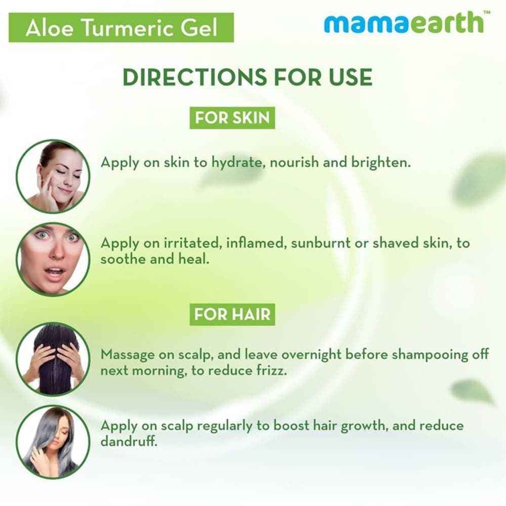 Mamaearth Aloe Turmeric Gel For Skin &amp; Hair