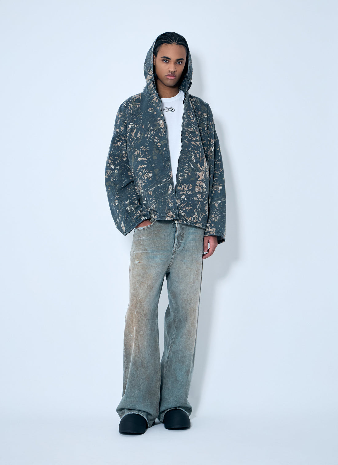 Diesel Men J-Lint Hooded Jacket by Luosophy