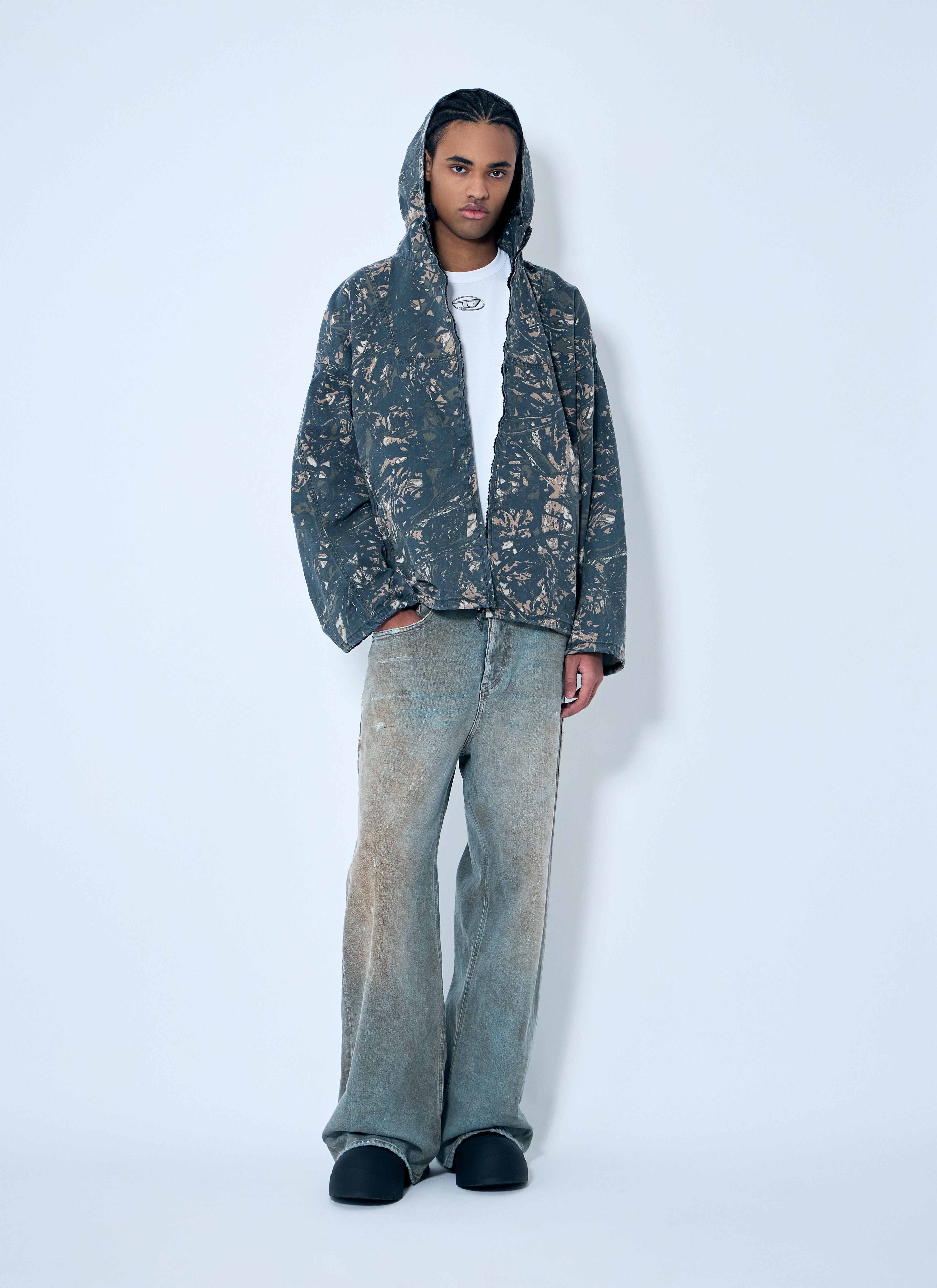 Diesel Men J-Lint Hooded Jacket by Luosophy