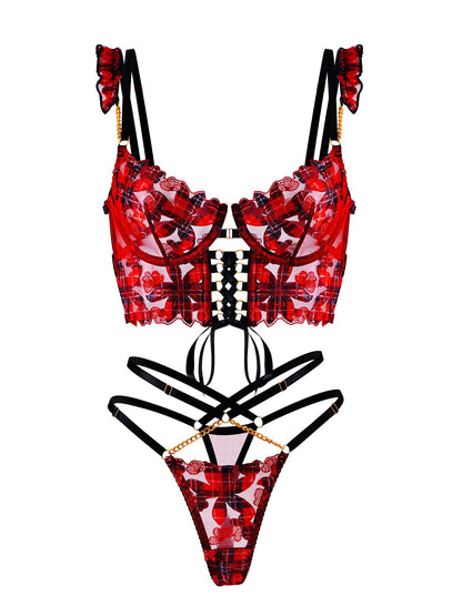 Vivienne Lace Harness Set