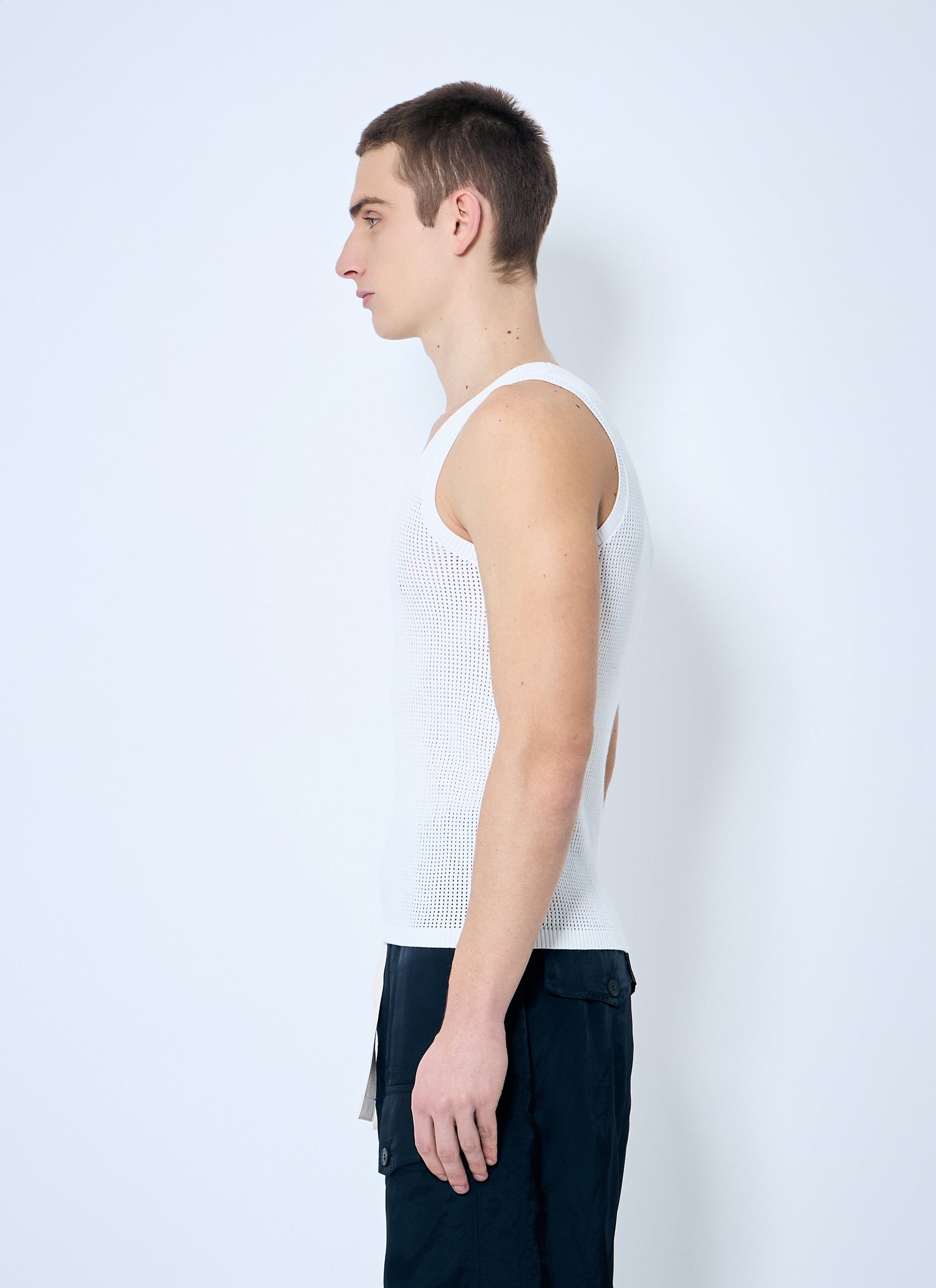 Dries Van Noten Men Merit Knit Tank Top by Luosophy
