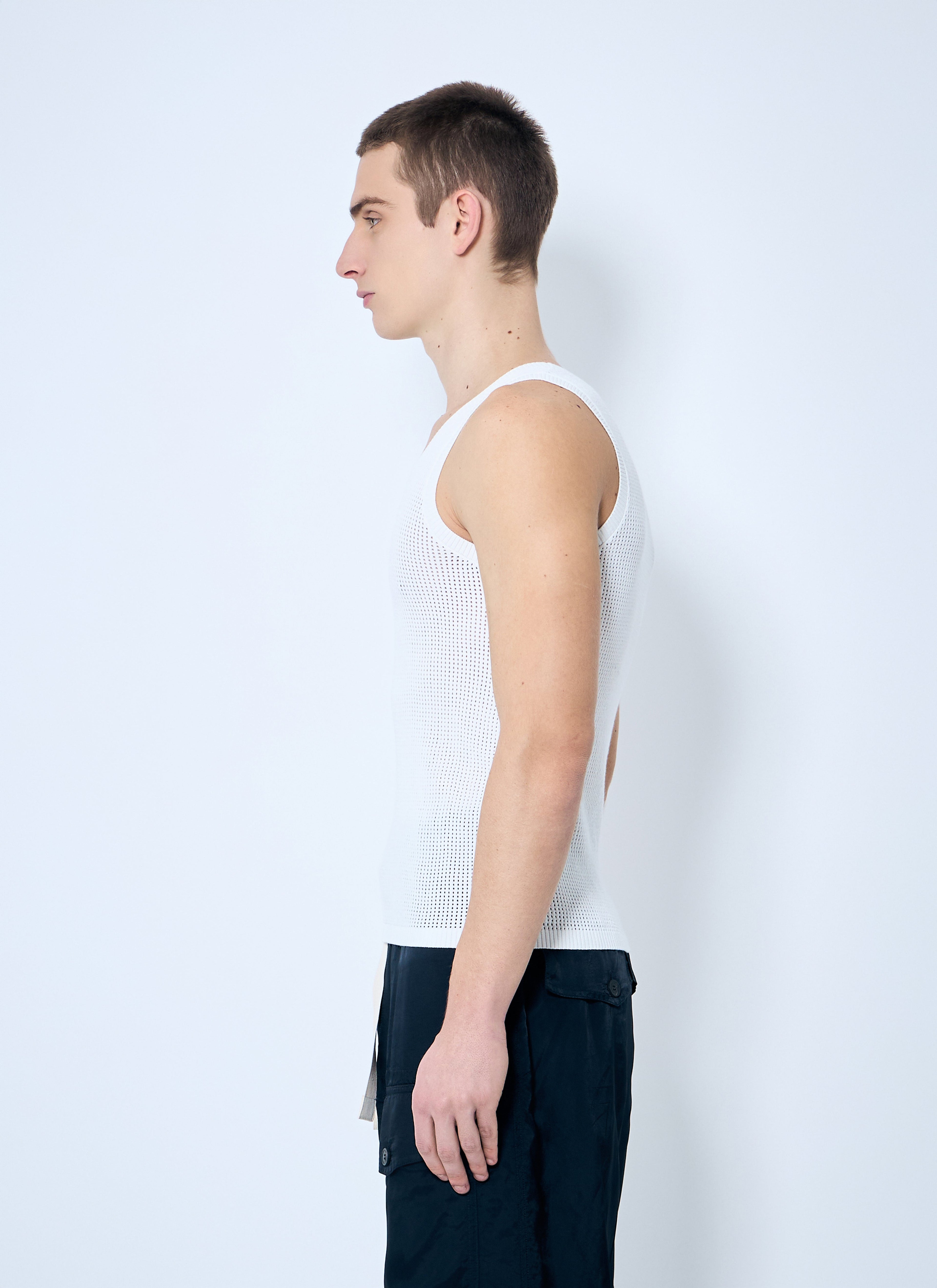 Dries Van Noten Men Merit Knit Tank Top by Luosophy