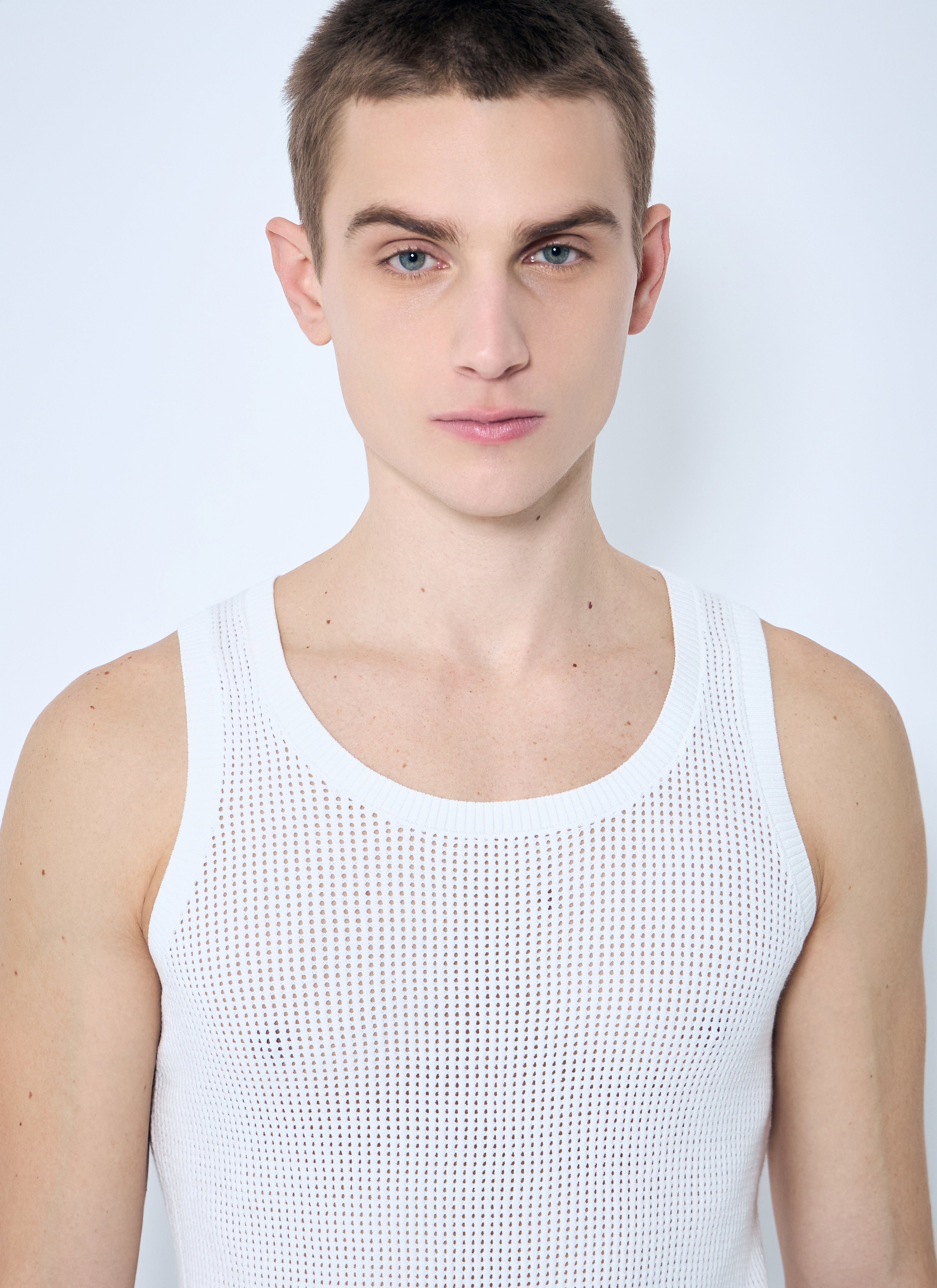 Dries Van Noten Men Merit Knit Tank Top by Luosophy