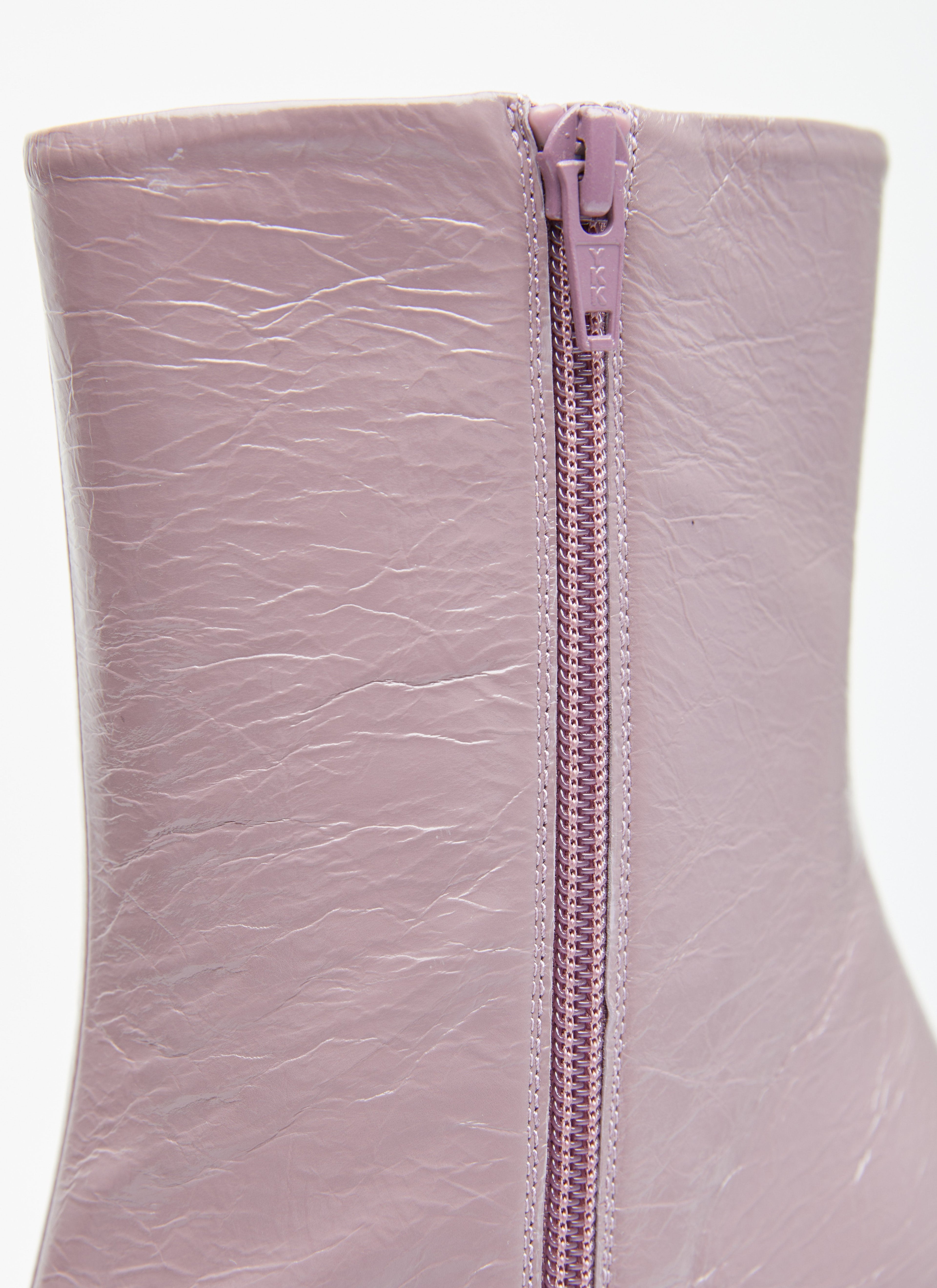 Dries Van Noten Women Platform Heel Leather Boots by Luosophy
