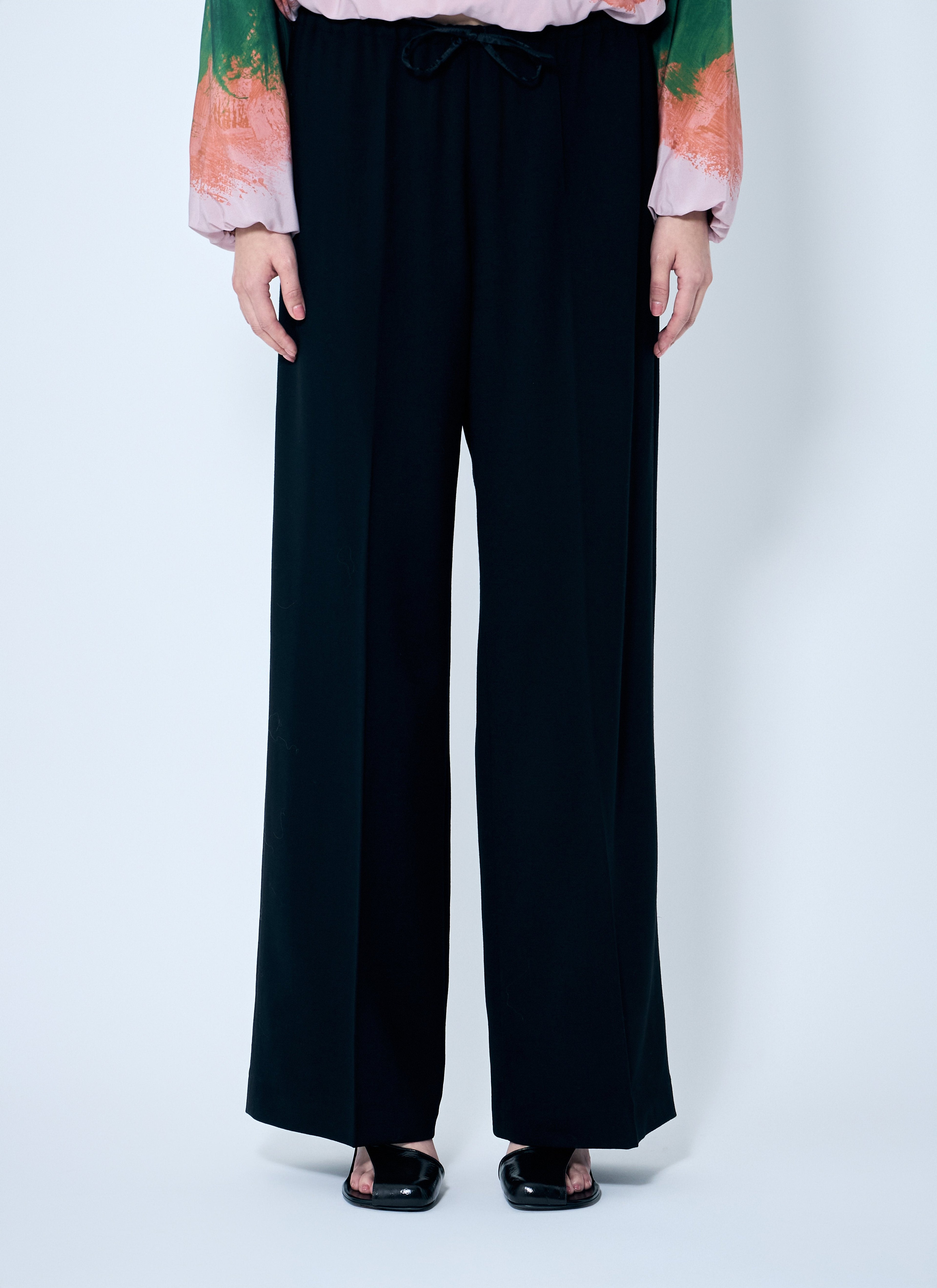 Dries Van Noten Women Puvis Wool Pants by Luosophy