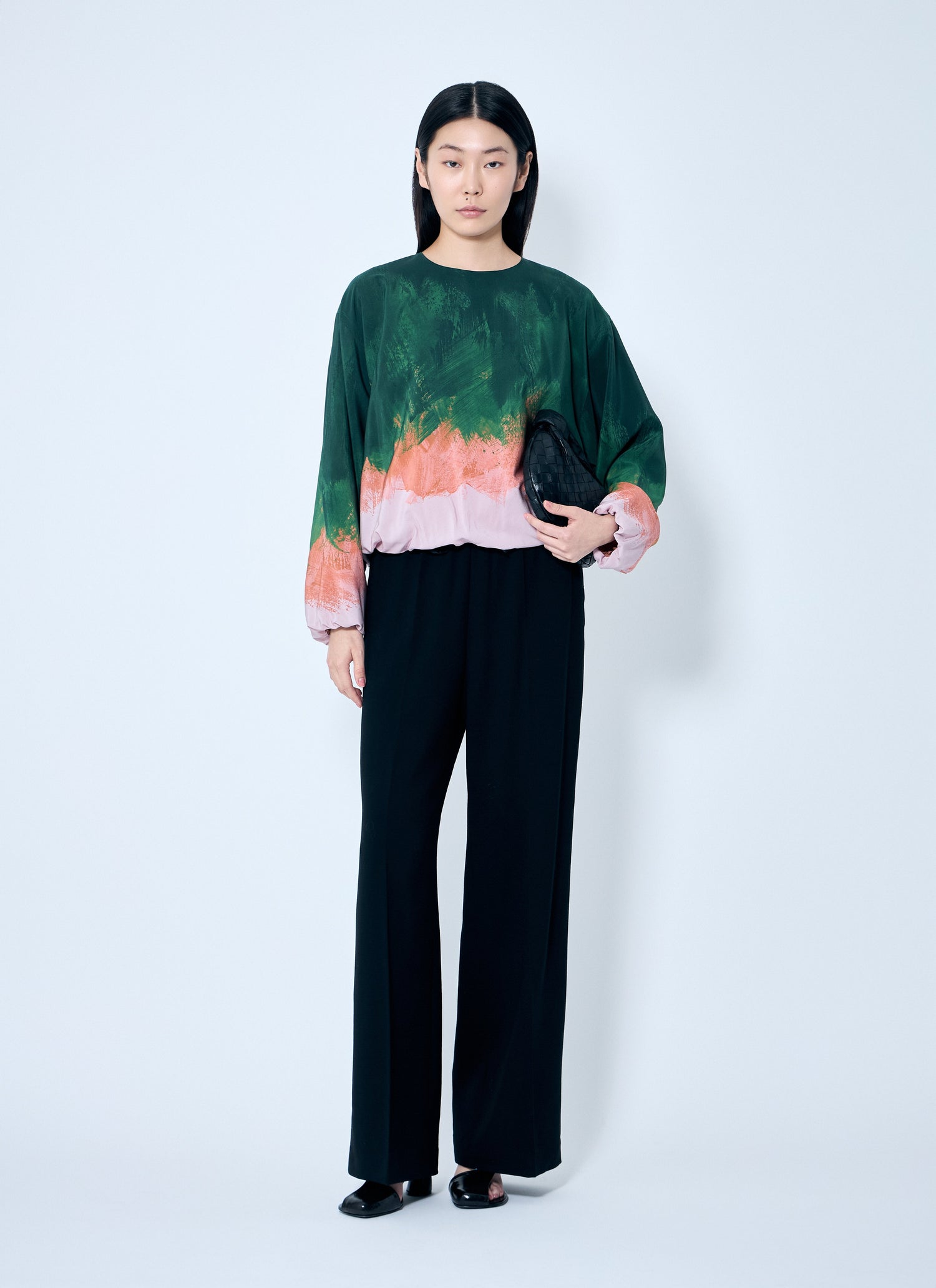 Dries Van Noten Women Puvis Wool Pants by Luosophy